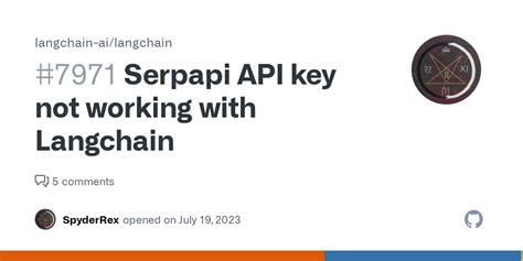 serpapi key|serpapi langchain.